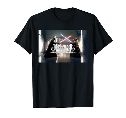 T-shirt Star Wars Darth Vader Obi-Wan Kenobi haut homme coton imprimé vêtement science-fiction