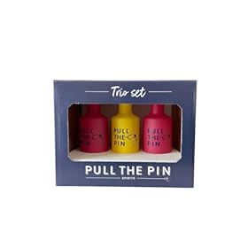 Buy the Pull the Pin Rum Gift Set – Raspberry & Strawberry Pink, Passion Fruit & Pineapple, 3x 5cl – 37.5% – Pull The Pin