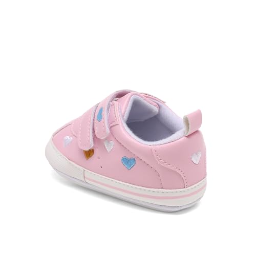 Image of Clowora Baby Boys Girls Shoes Non-Slip Rubber Sole Sneakers Infant First Walking Toddler Crib Shoes Newborn Loafers Flats.