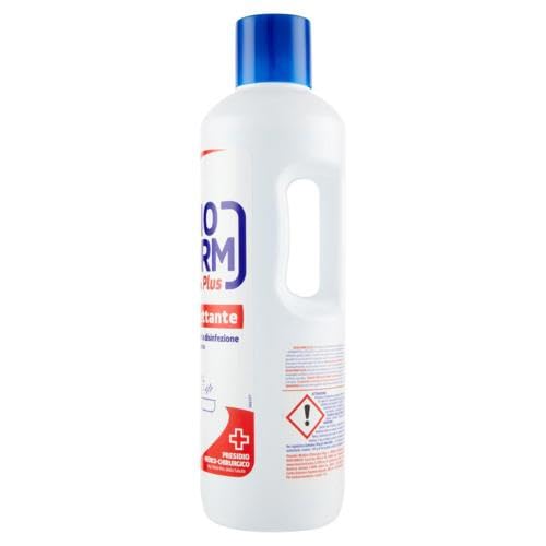 Bioform Plus - Detergente para limpieza de suelos (20 unidades, especialmente adecuado para la higiene del suelo, 1000 ml, incluye llavero Beni Culinari gratuito)