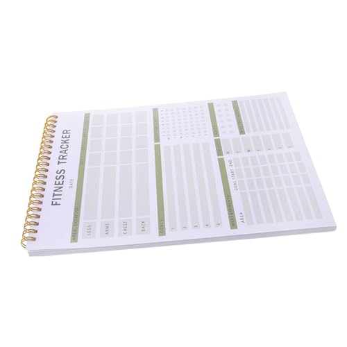 BESPORTBLE Exercise Journal Workout Book for Men Fitness Log Planner Notepad Workout Planner for Women