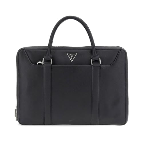 Guess Man Bag Black Hmecsa p3138 bla: bolso de hombro negro y elegante