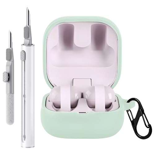 Coque silicone vert cactus antichoc avec kit nettoyage pour protection