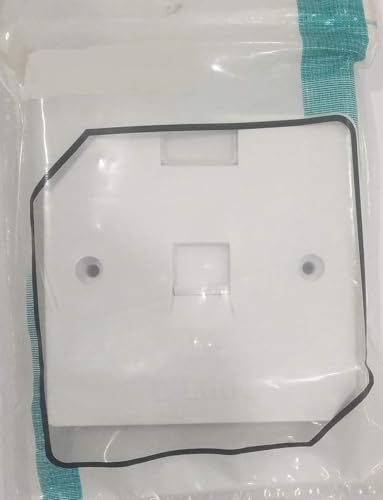 Image of Combo Set - RJ45 CAT6E LAN I /O Network Keystone Jack + Gang Box + Single Face Plate (Set of 2 Pcs)