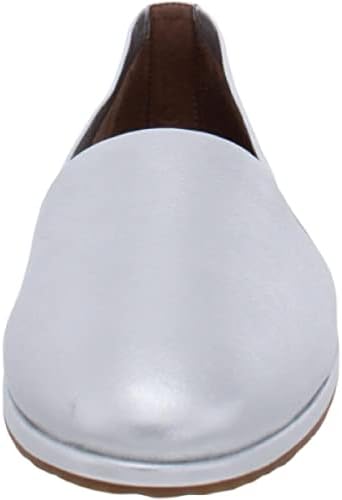 Aerosoles Women's Holland Loafer Flat, Silver Leather, Medium Wide | Image 2