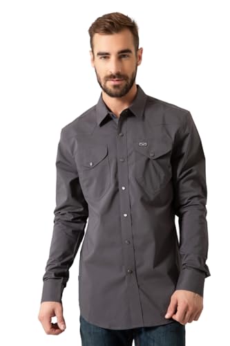 Kimes Ranch Men's Blackout Long Sleeve Button-Down Shirt