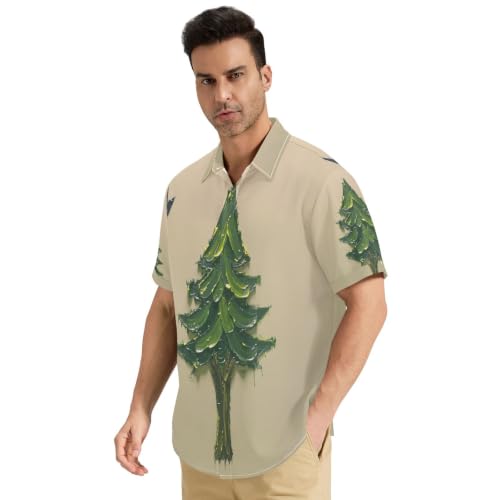 Chemise manches courtes homme GuoChe idéale pour l'été et les vacances