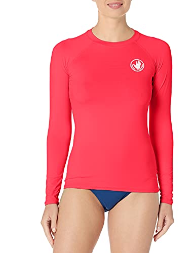 Image of Body Glove Women's Smoothies Sleek Solid Long Sleeve Rashguard with UPF 50+