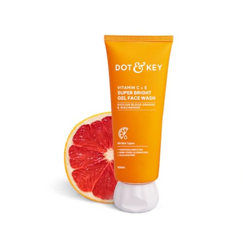 DOT & KEY Vitamin C + E Super Bright Gel Face Wash For Glowing An...