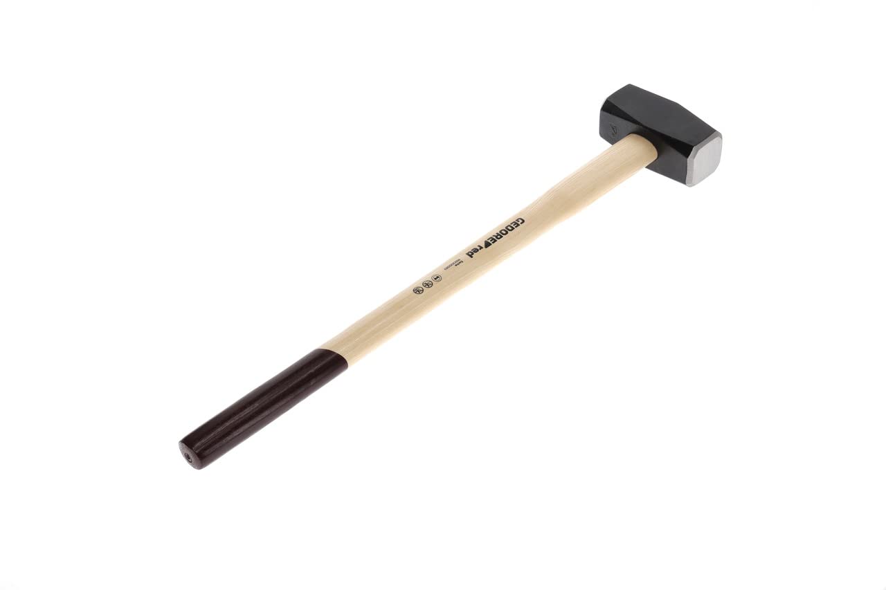 GEDORE red Massette avec manche en bois, Poids de la tête 5000 g, Massette avec manche en frêne, Outil, Forgée, Coin annulaire, R92200083