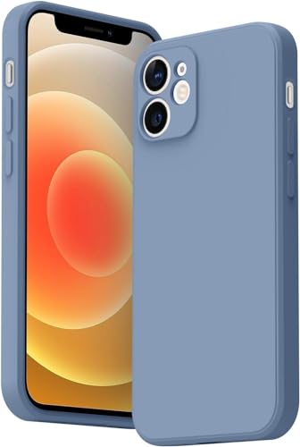Vancle Case for iPhone 12 mini Phone Case Camera Protection Ultra Slim Cover for iPhone 12 mini 5.4 Anti-Scratch Shockproof Bumper Cover (Lavender Grey)