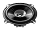 Pioneer TS-G1310F 13 cm Doppelmembranlautsprecher Set mit 2 Lautsprechern (je 230 W max., 35 W Sinus), kraftvoller Klang, hoher Wirkungsgrad, 44,3 mm Einbautiefe, 121 mm Einbauausschnitt, mit Gitter