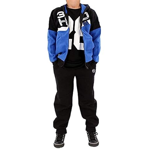 Big Dawg Special Boys Girls Kids Star Full Hooded Jogging Hip Hop Tracksuit (2-3yrs, Blue) Cover