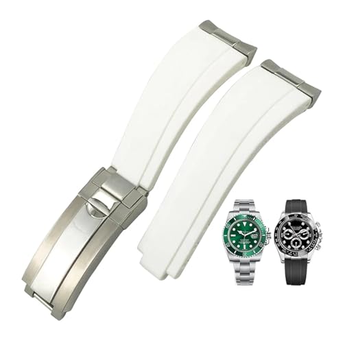 Bracelet en caoutchouc EZZON pour Rolex GMT et Submariner sport chic 20mm