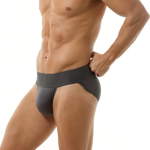 BRODDLE Mens Bikini Briefs Thick Waistband Sports Underwear for Men3
