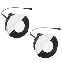 2 Stück Benzin Tankdeckel Ersatz für STIHL Kettensägen MS171, MS181, MS210 bis MS461, Freischneider und Blasgeräte, Ersetzt Teilenummern 0000 350 0525 & 0000 350 0537, Ersatz für sicheren Betrieb