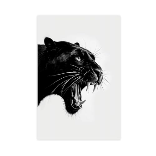 Poster Panther Roa sur toile pour sublimer le design de votre salon