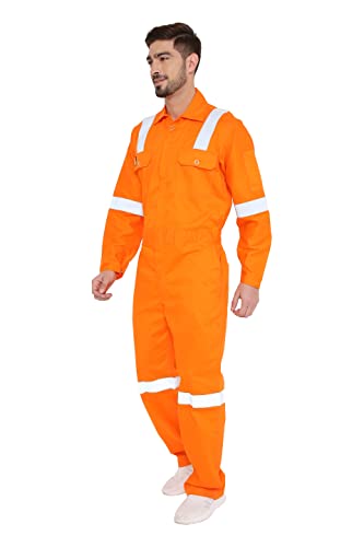 Image of Associated Uniforms Men's 230 GSM Fire Retardant Cotton Boiler Suit