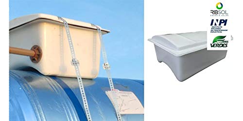 Caixa reguladora de pressão de água para boiler solar com boia e flange Ribsol