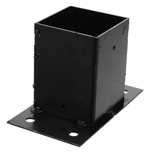 UKCOCO Base Protettiva Per Posto Recinzione Metallo Supporto Heavy Duty Per Ancoraggio Di Cassetta Postale Per Deck e Railing Facile Da Installare Resistente e Durevole