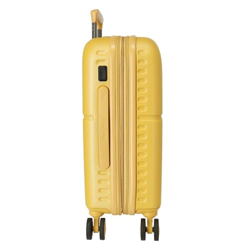 Pepe Jeans Highlight Valigia Da Cabina Ocra 40 X 55 X 20 Cm Rigida Abs Chiusura Tsa Integrata 37 L 2,74 Kg 4 Ruote Doppie Estensibili Bagaglio A Mano - 5