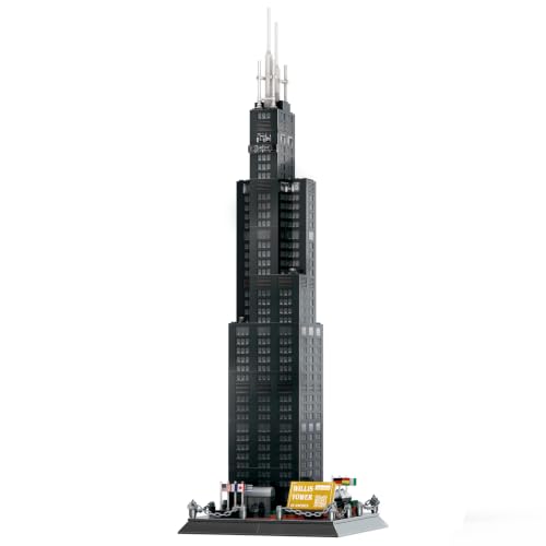 Vyytoz Willis Tower Chicago Building Blocks Set - 1241 Pieces