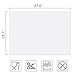Gartful Non Slip Silicone Mat - 27.6 x 19.7 inches, Thick Transparent Mat for Baby, Crafts, Jewelry, Countertop Protection