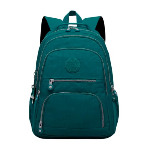 Mochila Feminina Masculina Tactel Notebook Escolar Resistente Grande Costas Juvenil Escola Preta (Verde)