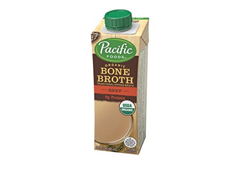PACIFIC FOODS BONE BROTH BEEF ORG UNSLT 8 OZ