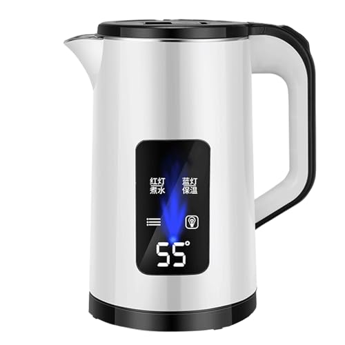 Zunetsutock Electric Kettle - Hervidor de acero inoxidable, caldera de cocina rápida | Calentador de agua tibia instantánea, té portátil, accesorio para el hogar para bebidas