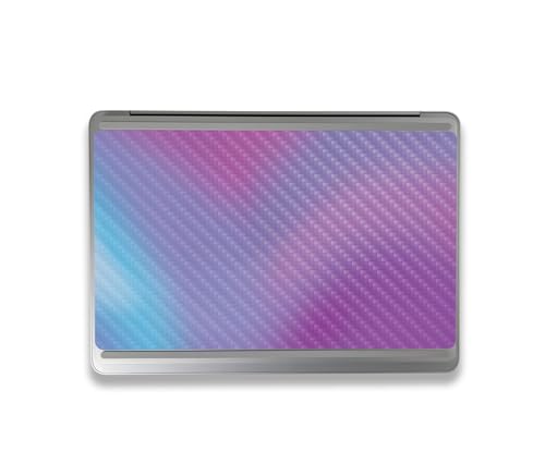 Image of MightySkins Carbon Fiber Skin Compatible with Microsoft Surface Laptop Studio 2 (2023) Full Wrap Kit - Purple Fog | Protective, Durable Textured Carbon Fiber Finish | Easy to Apply | Made in The USA