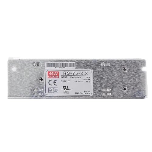 Alimentation RS-75-3.3 à découpage ultra stable de 49.5W avec châssis métallique perforé