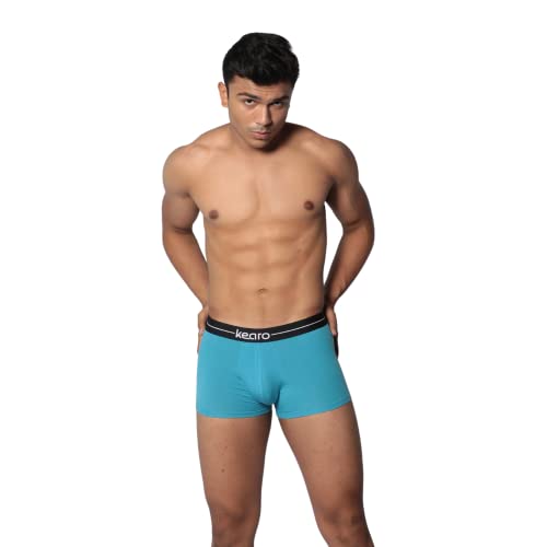 Image of Kearo Men's Modal Trunk | Underwear with Fly | 4 Way Stretch, Stylish, Comfy, Soft Fabric, Anti-Microbial & Odor Free | Pack of 1