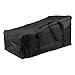 Trolley Storage Bag 70x45x43cm, Oxford Fabric Folding Cart Cover with Water Resistant Protection for Push Pull Trolleys, Black