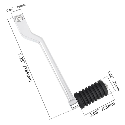 Image of Heel /Toe Shift Pegs Front & Rear Levers for Harley 86-17 FL Softail | for 88-24 Touring Road King Road Glide Street Glide Electra Glide Trike