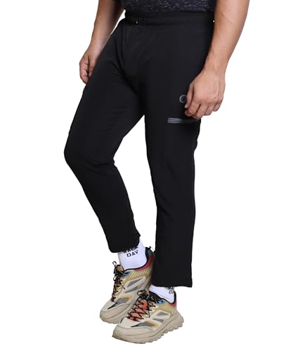 Image of Track Pant for Men - Polycotton Joggers, Gym Pants & Lowers for Men with Adjustable Waist, Moisture-Wicking Fabric & Pockets - Cargo & Ideal Sports Pajamas for Workout & Casual Wear