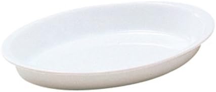 Schonbald 9148326 Oval Gratin Dish with Brim, White, 10.2 inches (26 cm)