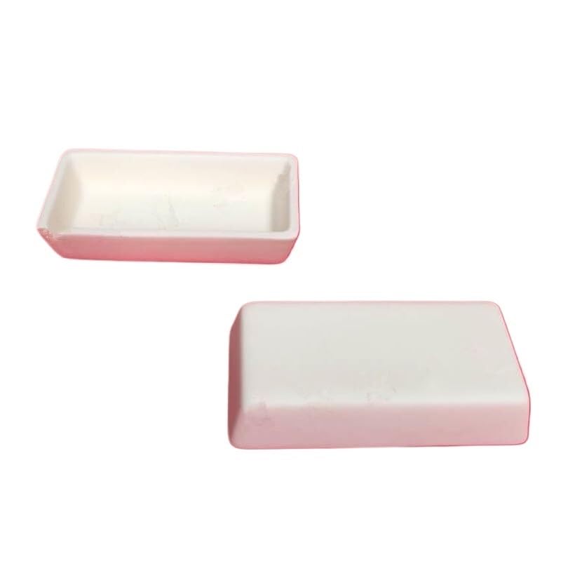 99.5% Alumina Trapezoid Corundum Crucible - High-Temperature Ceramic Sintered Crucible 80x40x17mm for Laboratory 1pc