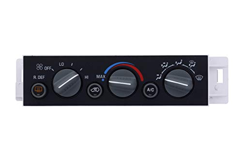AC Heater Climate Control Panel with Rear Defogger – Compatible with Chevy, Cadillac and GMC – Escalade, C1500, C2500 Suburban, C3500HD, K1500, K2500, Tahoe, Yukon – Replaces 9378805, 16231165