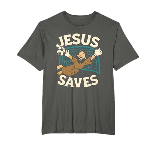 Jesus Saves I Christian Faith I Jesus Portero de Fútbol Camiseta