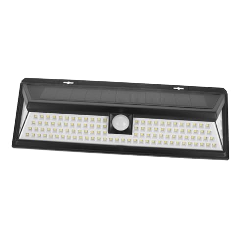 SHINEOFI Luz Solar Exterior con Sensor de Movimiento Foco LED Potente para Jardín Patio y Pared Iluminación Segura y Energéticamente