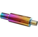 Embout Tuyau Sortie Pot D'échappement Tuyau d'échappement droit universel pour voiture, accessoires automobiles, son voiture sport, tambour couleur illusoire droit Tuyaux d'échappement de voiture(Smal