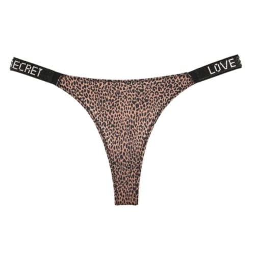 Image of Women's Low-Rise Thong Panty | Stretchable Polyester Innerwear for Comfort | Soft Waistband Lingerie for Women & Girls