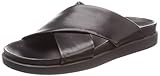 Obermaterial: Leder Clarks Herren Sunder Cross_Geschlossene Sandalenn, Schwarz (Black Leather), 43 EU