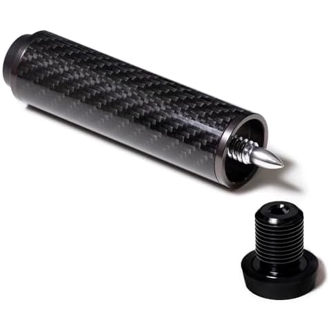 OKKO Carbon Fiber Billiard Pool Cue Extension with Bumper for Predator Pool Cues (4.25 inches) Cover