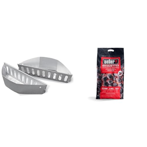 Weber 7403 Panier à charbon Char Basket pour Barbecues Charbon 57 cm & Briquettes de Charbon de Bois, 8 kg
