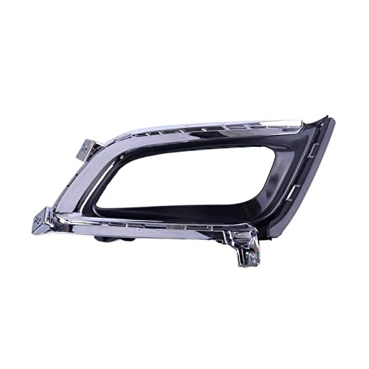 NinWelly jfqm 865512T500 Car Exterior Front Left Bumper Fog Light Bezel Cover Plastic Trim Fit for Kia Optima K5 2014 2015