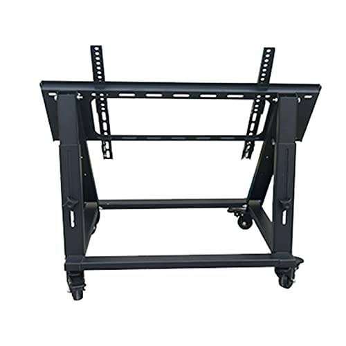 Carro para monitor bajo con ruedas para TV 40-75 pulg miniatura 7