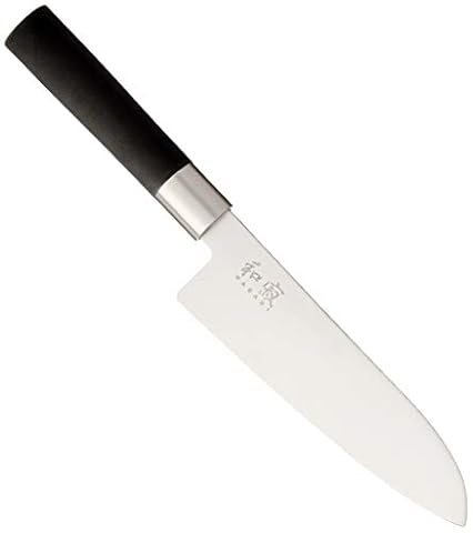 Kai Europe Wasabi Black Santoku Nóż Kuchenny, Czarny/Stalowy, 16,5 cm