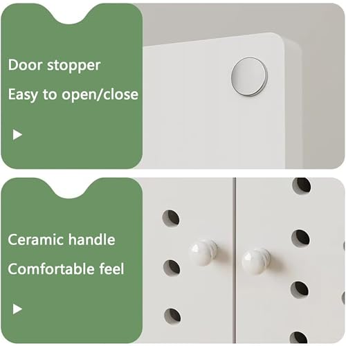 Cubierta para radiador moderna con estante de madera MDF y puerta útil 2